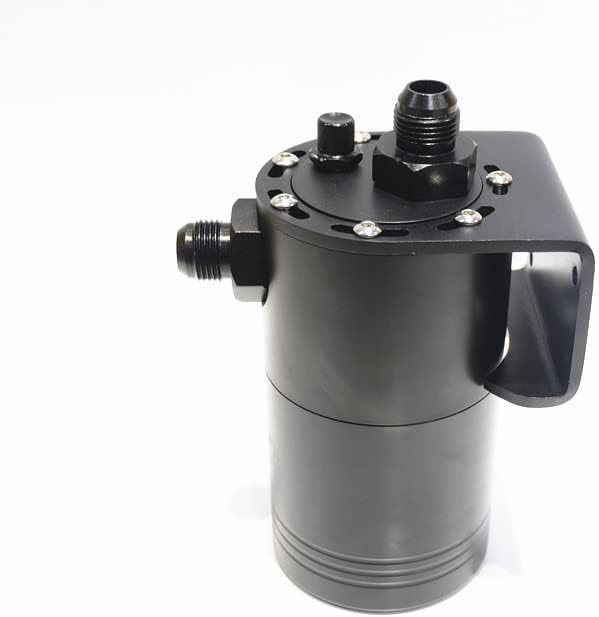 Car Styling Universal Oil Catch Tank Reservoir Engine Fuel Seperator Can Aluminum 350ml AN10