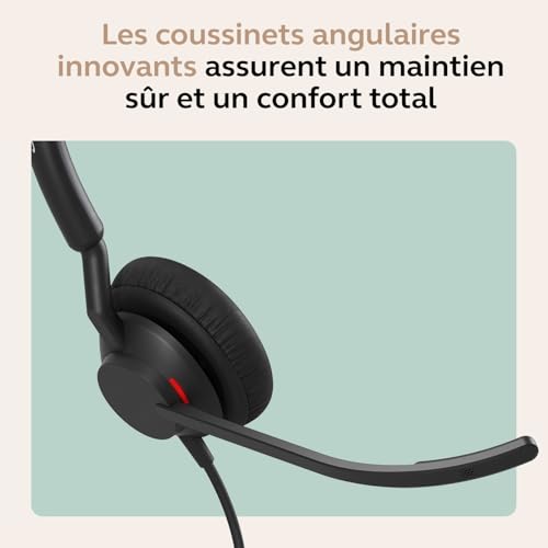 Jabra Engage 40 Mono Micro casque sur oreille filaire USB C USB A isolation acoustique Optimisé pour la CU - vue 7
