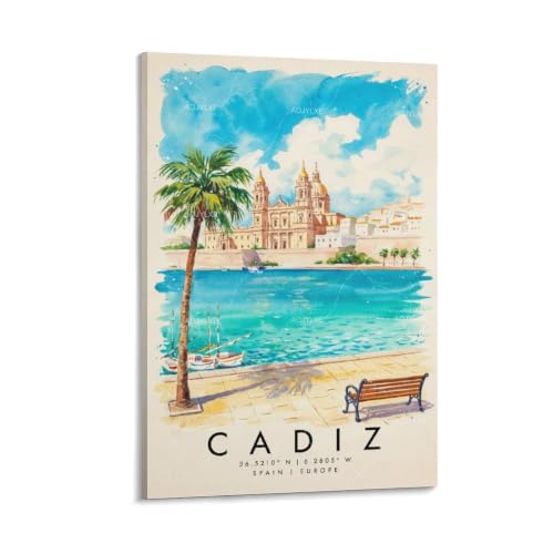 Poster de voyage Cadiz pour transformer un mur vide en paysage esthétique