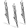 3PCS Fishing Knot Tying Tool - Quick Knot Tying Tool for Hooks, Lures and Line (Silver)
