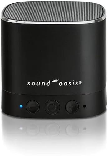 Miniatura 1 de Sound Oasis Máquina de sonido para bebés con Bluetooth, 20 sonidos relajantes, portátil, incluye un nuevo folleto de ayuda y aplicación de terapia