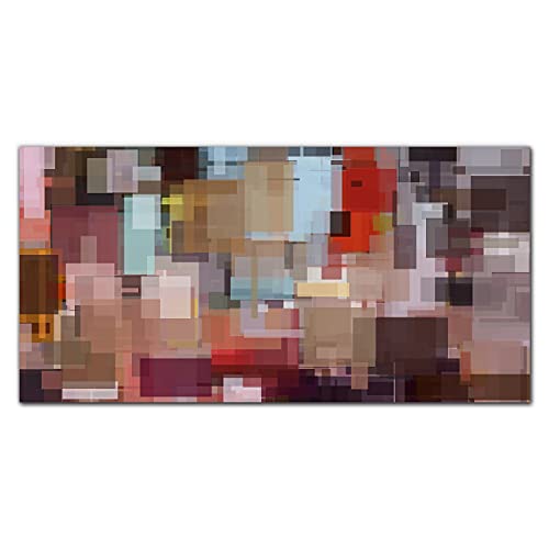 Tableau d'intérieur 120x60cm pour réveiller un mur blanc de pixels colorés