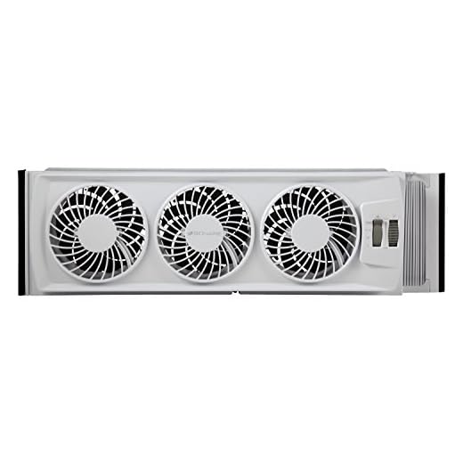 Bionaire BWF0502M-WM Thin Window Fan, White
