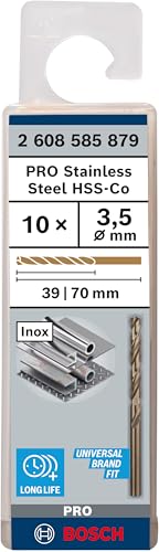 Forets À Métal Bosch 2608585879 – HSS-Co 3,5 mm, Lot de 10 - vue 4