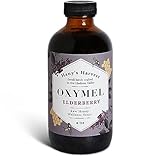 Hany’s Harvest Elderberry Oxymel Syrup, 8 oz Glass Bottle, All Natural Apple Cider Vinegar + Raw Honey Wellness Tonic, Gluten-Free, Small-Batch, Handcrafted