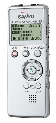 SANYO】サンヨー多機能ICレコーダー＆スピーカースタンド SANYO