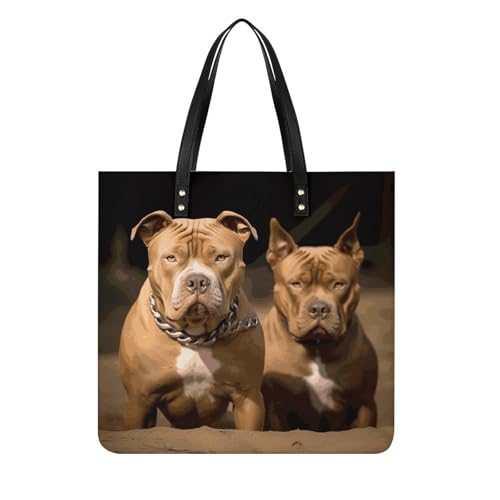 Sac fourre-tout Pitbull tendance en cuir synthétique de qualité