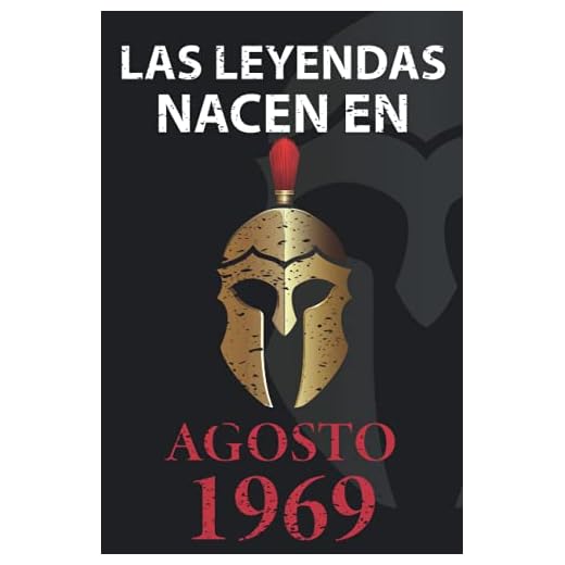 Las leyendas nacen en Agosto 1969: Regalo de cumpleaños perfecto para hombre y mujer de 52 años I Cita positiva , humor I Cuaderno , diario , libro de ... I Idea original para el 52 cumpleaños
