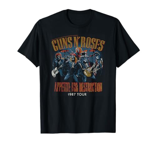 Photo de Guns N’Roses Appetite For Destruction 1987 Tour Vintage Roc T-Shirt