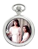 Grand Duchesses-Anastasia e Maria Romanov Full Hunter Orologio da tasca