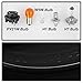 ACANII - For [Halogen Model] 1996-1999 Mercedes Benz W210 E300 E320 E430 LED Halo Black Projector Headlights Headlamps