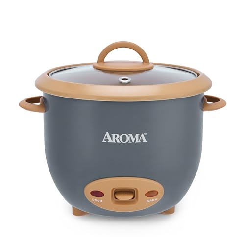 AROMA&reg; 6-Cup (Cooked) One-Touch Pot Style Rice Cooker with CoreCoat&trade; PFAS-Free Nonstick Ceramic Surface