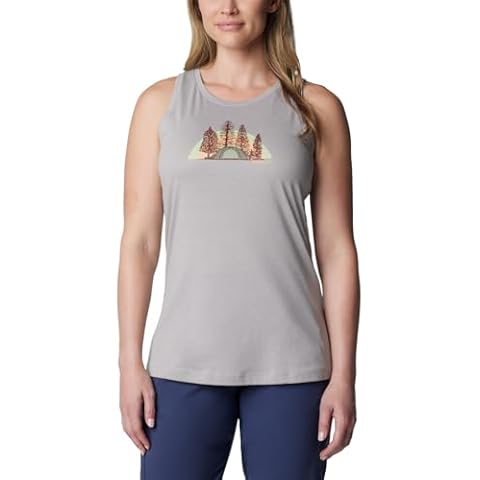 Columbia Women's Summer Tank Top, Grey Heather Cover