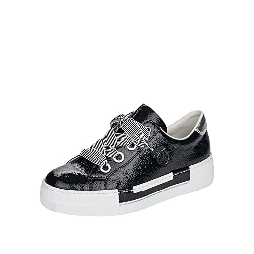 Puma Unisex - Erwachsene Sportsocken, 6er pack, schwarz und weiß, 35-38 3 Rieker Damen Sneaker N49A2, Frauen Schnürhalbschuhe,Freizeitschuhe,Lady,Ladies,Schnuerschuhe,Schnuerer,straßenschuhe,schwarz (00),39 EU / 6 UK