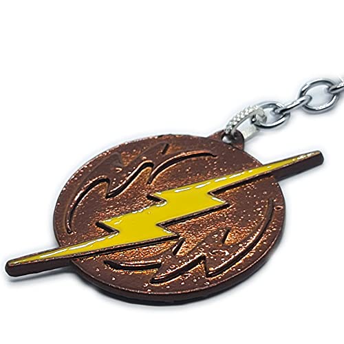 Llavero con el logo de Flash Lightning Bolt llavero de DC Comics Movie CW TV Series Just League The...