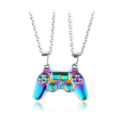 MYSUNBAR Grote magnetische halsketting, modieuze creatieve koppel-halsketting, game controller, hanger, halsketting voor mannen en vrouwen, persoonlijkheid, partnerkettingen, vriendschapskettingen,