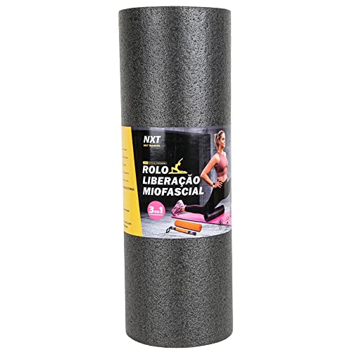 Rolo Liberação Miofascial Foam Roller Massagem 3 Em 1