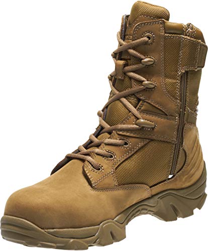 Bates Men's GX-8 Waterproof Composite Toe Side Zip Military and Tactical Boot, Coyote2