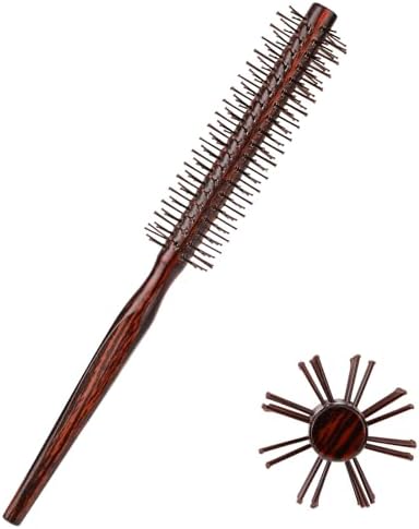 PERFEHAIR Kleine Runde Bürste Zum Föhnen – 3,3 Cm Durchmesser, Mit Nylon-Borsten, Metallkern, Für Kurze Haare, Volumen & Locken Bei Männern & Frauen