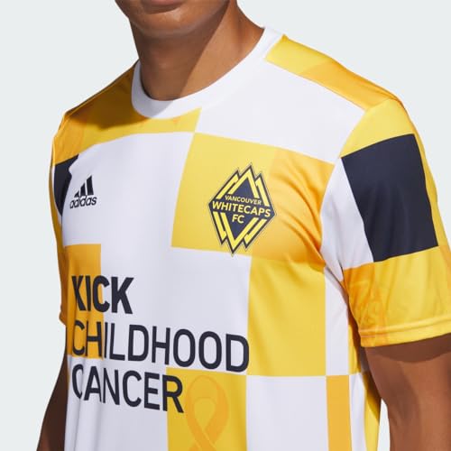 Adidas Mens Vancouver Whtecaps Mls Preshi Kcc Short Sleeve Jersey Mls-Major League Soccer thumb #3