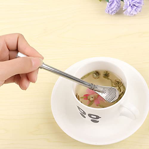 EXCEART Yerba Mate Bombilla Kalebas Drinken Filter Stro Afneembare Thee Stro Herbruikbare Roestvrij Staal Koffie Roer… - Image 6