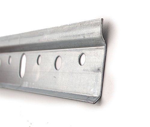 1m perforato guida di montaggio zincato 42mm x 5mm...