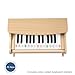 ZIPPY Kids Piano Keyboard, 25 Keys Digital Piano for Kids, Mini Music Educational Instrument Toy, Wood Toy for Toddlers Girls Boys (Oak)