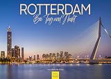 Edition Seidel Calendario Premium Rotterdam día y noche 2026, formato DIN A3, calendario de pared, Países Bajos, Mar del Norte, puerto, ciudad, marítimo, Euromast, Melanie Viola