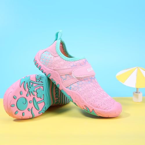 Water Shoes for Kids Boys Girls Aqua Socks Barefoot Beach Sports Swim Pool Quick Dry Lightweight Toddler Little Big Kid 7