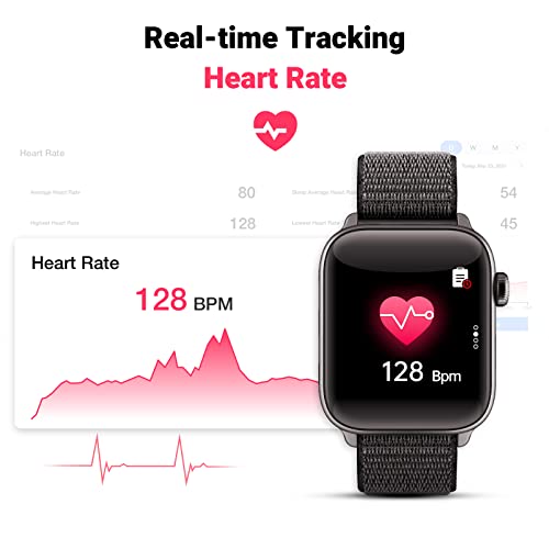 Coco BT1 Bluetooth Comfortable Health Monitoring Smartwatch For Seniors: Heart Rate/Body Temperature/Blood Oxygen/Activities thumb #5