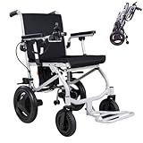 Rubicon DX04 World's Lightest (only 30lbs) Foldable Electric Wheelchair - Travel Size - Airline Approved - User Friendly - 10 mi Cruise Range - Ships from USA - Serviced in USA (Model4)