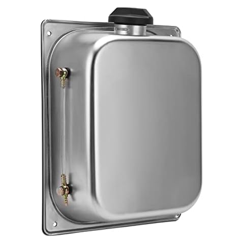 7L Parking Diesel Heater Fuel Tank, Stainless Steel Diesel Gasoline Petrol Fuel Tank for Webasto Parking Heater Cover