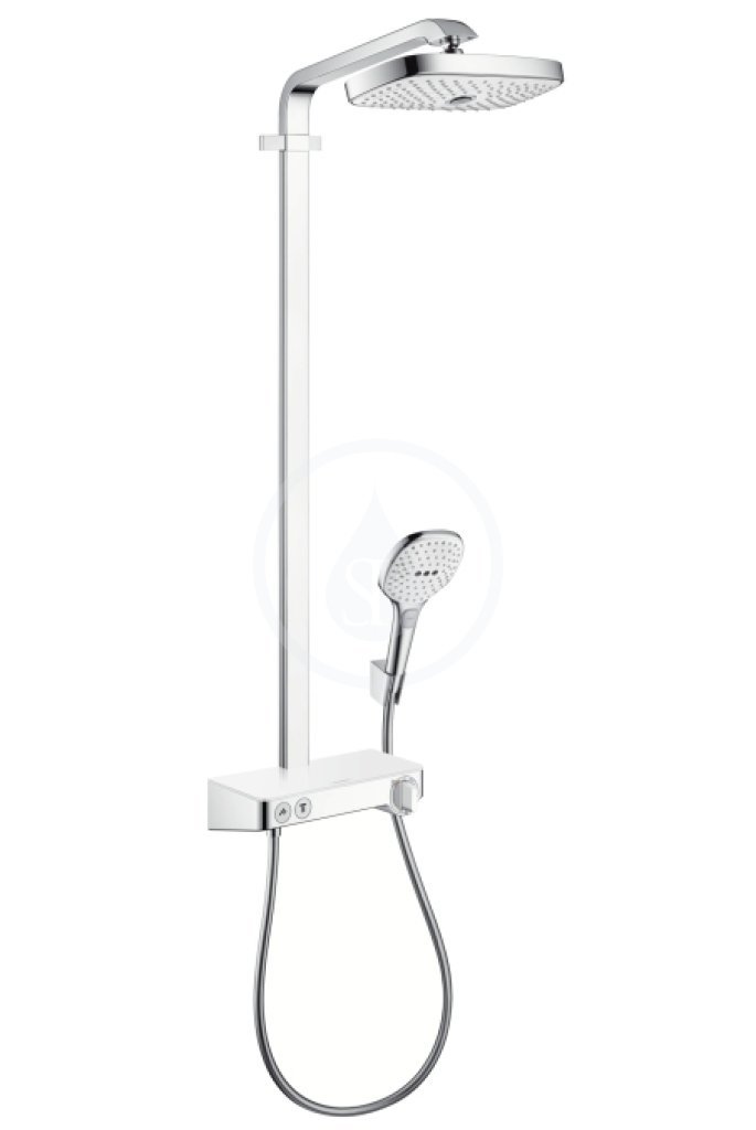 Hansgrohe 27574000 Croma 100 Mono ducha de mano con soporte y flexo, 1,25m, cromo