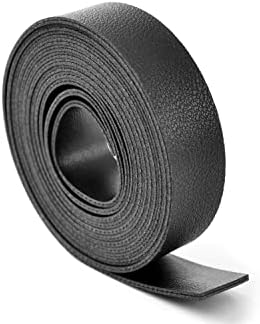 Wento 1''x72'' Double Sided Faux Leather Strips Double Color Leather Straps Vegan Leather Faux Leather Fabric Strips