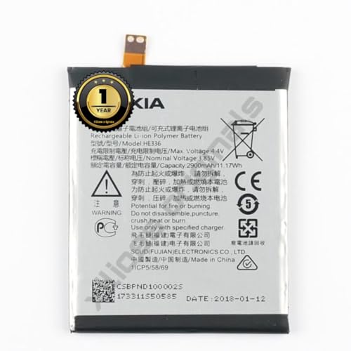 Image of HE336 Battery for Nokia 5 3.1 (TA-1063) / 5.1 (TA-1075) / (TA-1053) Battery with 1 Year Warranty ** (C218)