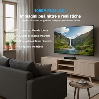 RAYPOW 2025 Nuovo decoder TV TDT DVB-T T2 H265 HEVC FTA Full HD PVR, USB, HDMI, SCART, sintonizzatore TV digitale terrestre, ricevitore digitale, Full HD 1080p JN-821T2