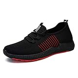 ►Atmungsaktives Knitted Mesh-Obermaterial: Die Trainingsschuhe mit atmungsaktivem Mesh-Vamp halten Ihre Füße immer trocken und kühl.
