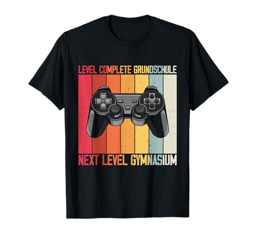 Level Complete Einschulung Gymnasium 5. Klasse Gaming T-Shirt
