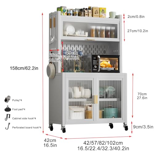 Rangement de cuisine à 5 niveaux pour bar à café loft - 4