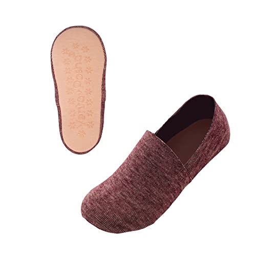 Image of No Show Cushion Lounge Slipper Sock for Women with Anti-Skid Bottom and Heel Grippers
