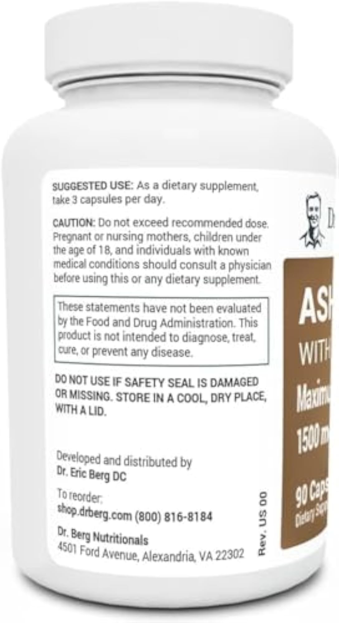 Gujisa Ashwagandha Capsules 1500mg