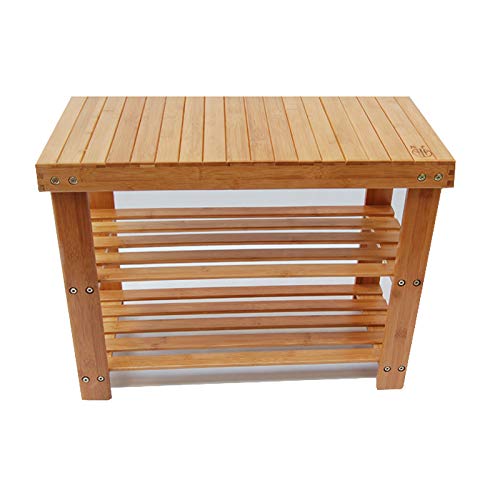 KARMAS PRODUCT 2-tier Shoe Bench Organizing Storage Shelf