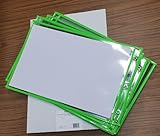 Stitched Shop Ticket Holders, Both Sides Clear, 11