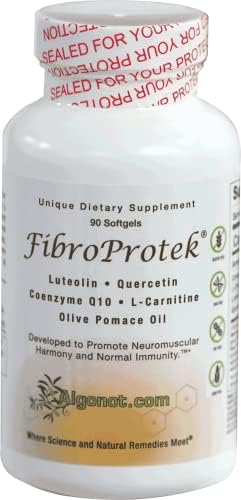 FibroProtek 1 Pack, Physician Recommended - Luteolin & Quercetin Included in an Exclusive Combination of Ingredients Including Olive Pomace Oil