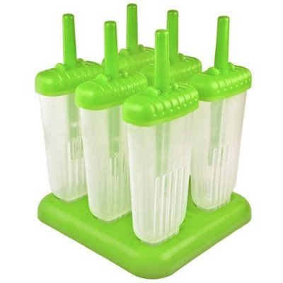 Switty - Juego de moldes para palos de té (6 moldes de silicona, sin BPA), color crema Cover