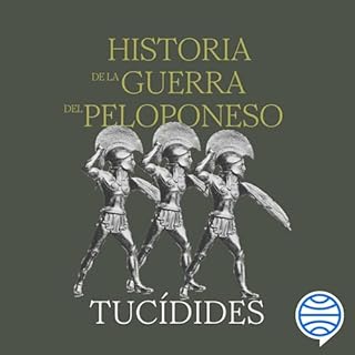 Diseño de la portada del título Historia de la guerra del Peloponeso