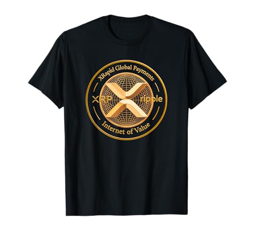 Funny XRP Crypto XRP Coin Ripple Criptomoneda para Mujeres Camiseta