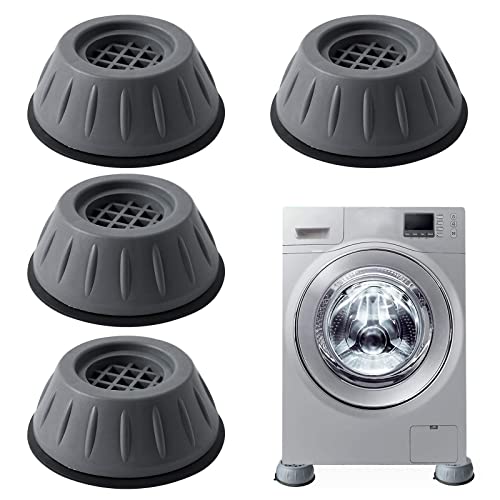 SKY-TOUCH 4pcs Anti Vibration Pads for Washer Dryer Shock and Noise Cancellation Washing Machine Stand to Prevent Shifting Shaking Walking for Home
