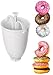 One hand Donut Maker Manual Donut Maker Plastic Doughnut Machine Mold Biscuit Donuts Donut-Depositor Made Waffle Dispenser Donuts Kitchen Pastry Making Bake Ware Baking Tool