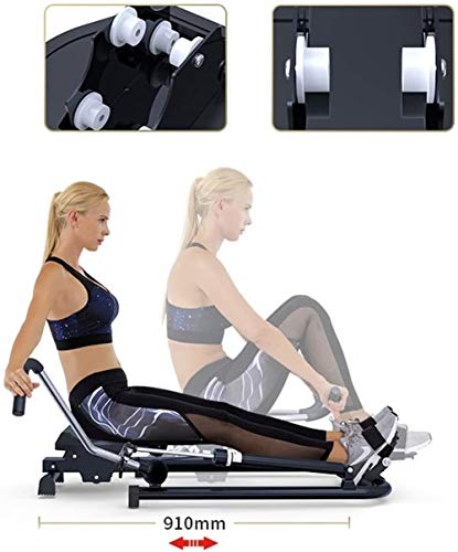 Image of Rowing Machines Hydraulic Rowing Machine Rower Adjustable Resistance and Full Arm Extensions for Home Use Mute Rowing Machine